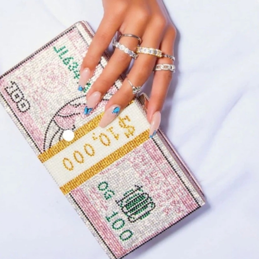 Money Clutch Pink - Picture 1 of 8